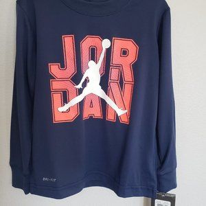 Boy's Jordan Long sleeve Dri-Fit Tee